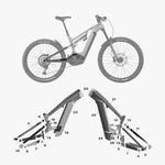 Kit de protection sur mesure Cannondale Moterra Lt Carbon 2022 – film de protection VTT Slicy
