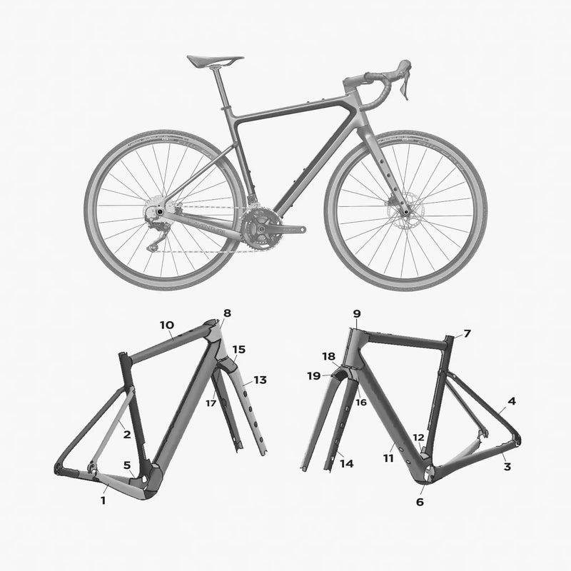 Kit de protection sur mesure Adris Laventure 2023 – film de protection vélo Slicy