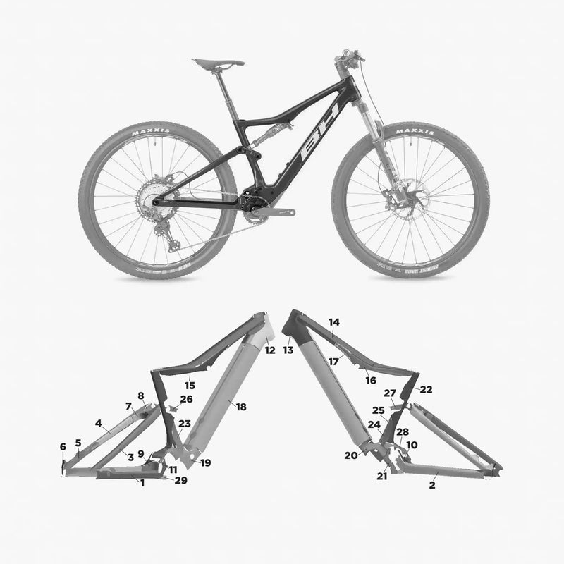 Kit de protection sur mesure Bh Ilynx Race 2023 – film de protection VTT Slicy
