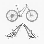 Kit de protection sur mesure Commencal Tempo 2023 – film de protection VTT Slicy