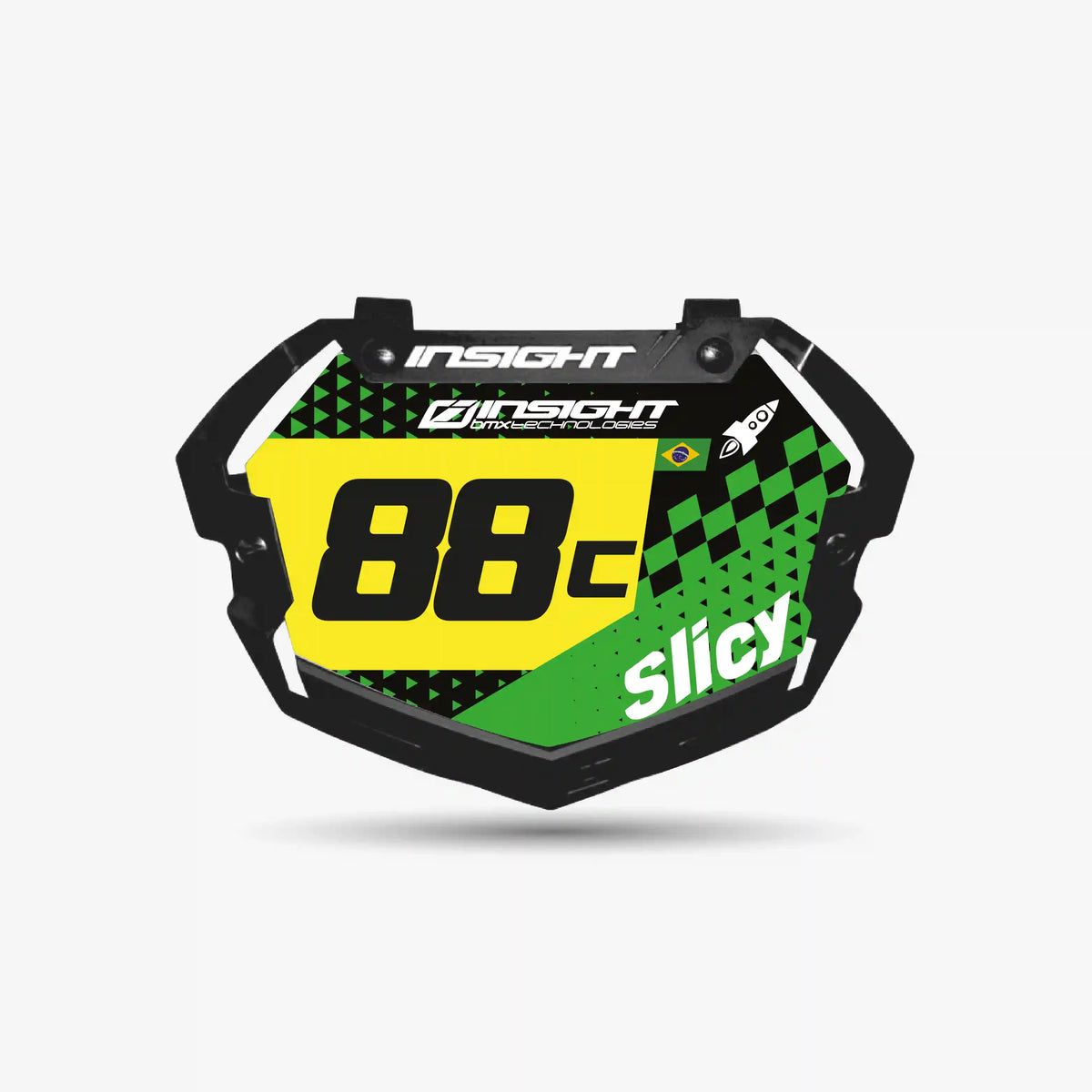 INSIGHT VISION 2 MINI Bmx Number Plate – 100% Custom