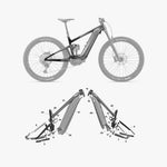 Kit de protection sur mesure Giant Trance X E Plus 2022 – film de protection VTT Slicy