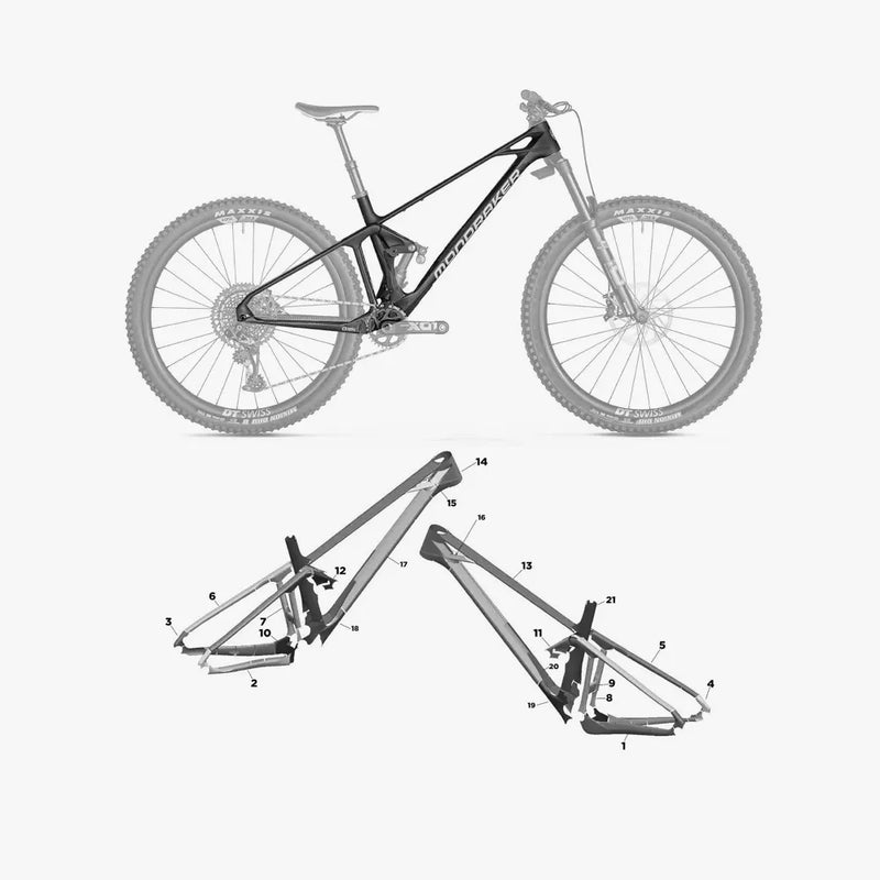Kit de protection sur mesure Mondraker Foxy Carbon 2022 – film de protection VTT Slicy