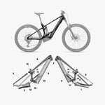 Kit de protection sur mesure Orbea Wild M Carbon 2023 – film de protection VTT Slicy
