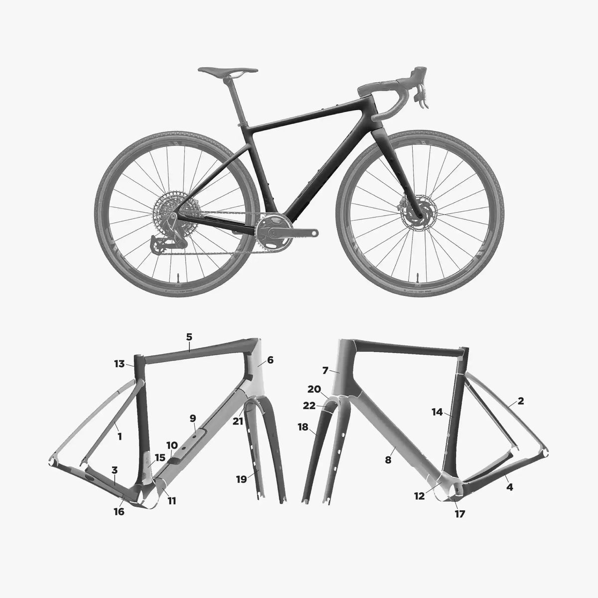 Kit de protection sur mesure Enve Mog 2024 – film de protection vélo Slicy
