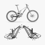 Kit de protection sur mesure Ghost Poacha 2025 – film de protection VTT Slicy