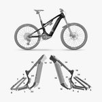 Kit de protection sur mesure Haibike Hybe Cf Allmtn Cf 2025 – film de protection VTT Slicy