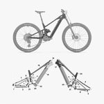Kit de protection sur mesure Mondraker Sly 2025 – film de protection VTT Slicy