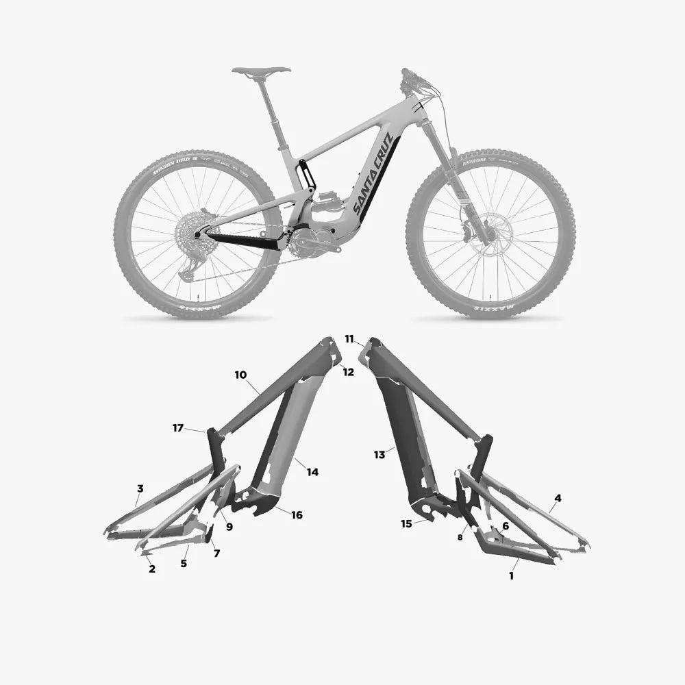 Kit de protection sur mesure Santa Cruz Heckler 29 2022 – film de protection VTT Slicy