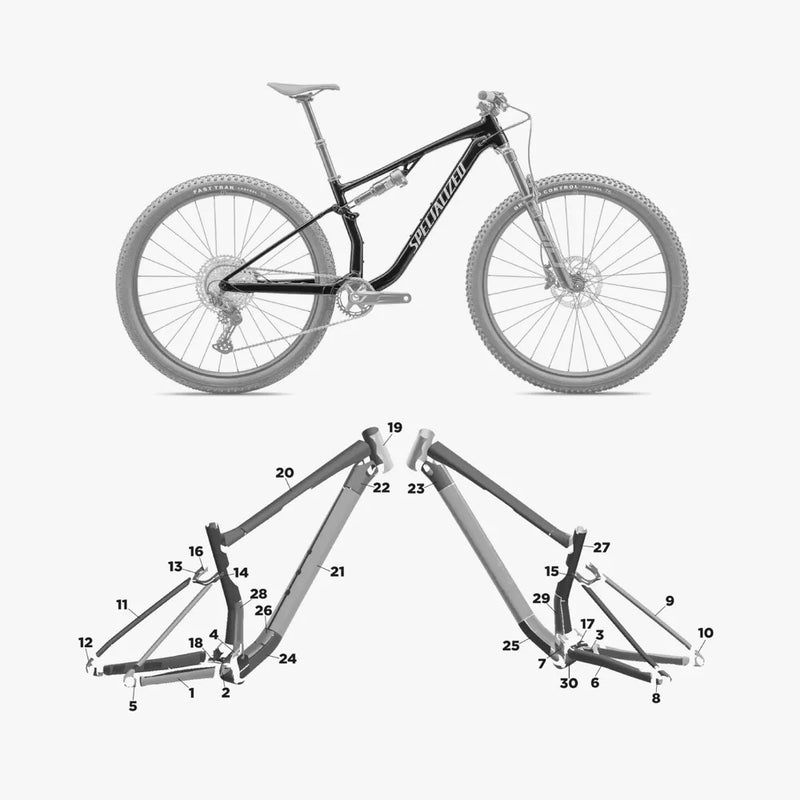 Kit de protection sur mesure Specialized Chisel 2025 – film de protection VTT Slicy