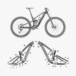 Kit de protection sur mesure Trek Fuel Ex Alloy 2023 – film de protection VTT Slicy