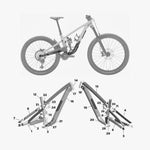 Kit de protection sur mesure Trek Slash Alloy 2024 – film de protection VTT Slicy
