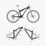 Kit de protection sur mesure Trek Supercaliber Gen 2 2023 – film de protection VTT Slicy