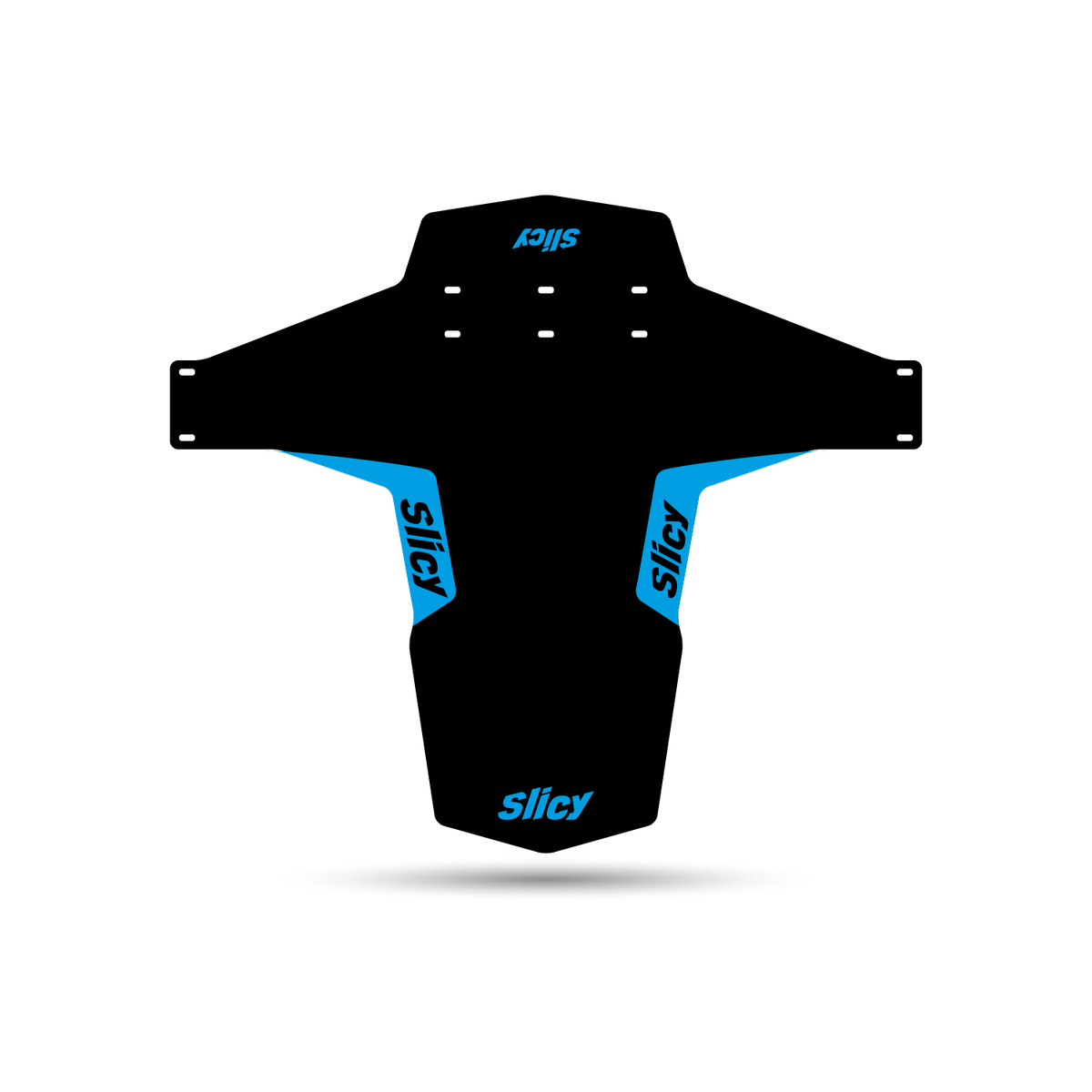 Garde-boue avant VTT - Logo Cyan