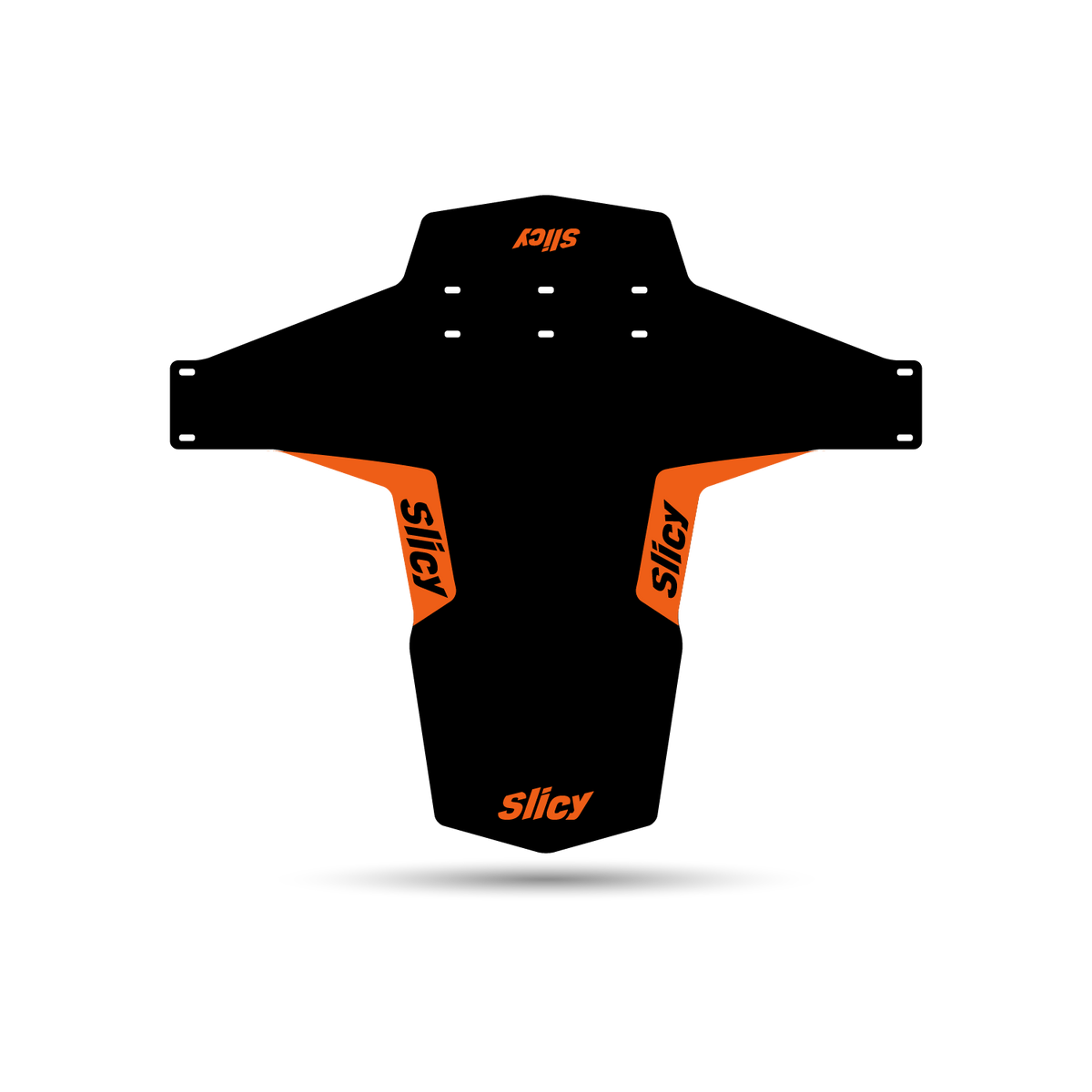 Garde-boue avant VTT - Logo Orange