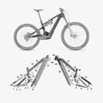 Kit de protection sur mesure Moustache Clutch 2025 – film de protection VTT Slicy
