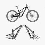 Kit de protection sur mesure Polygon Collosus N 2025 – film de protection VTT Slicy