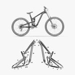 Kit de protection sur mesure Propain Spindrift 5 Al Mix 2024 – film de protection VTT Slicy