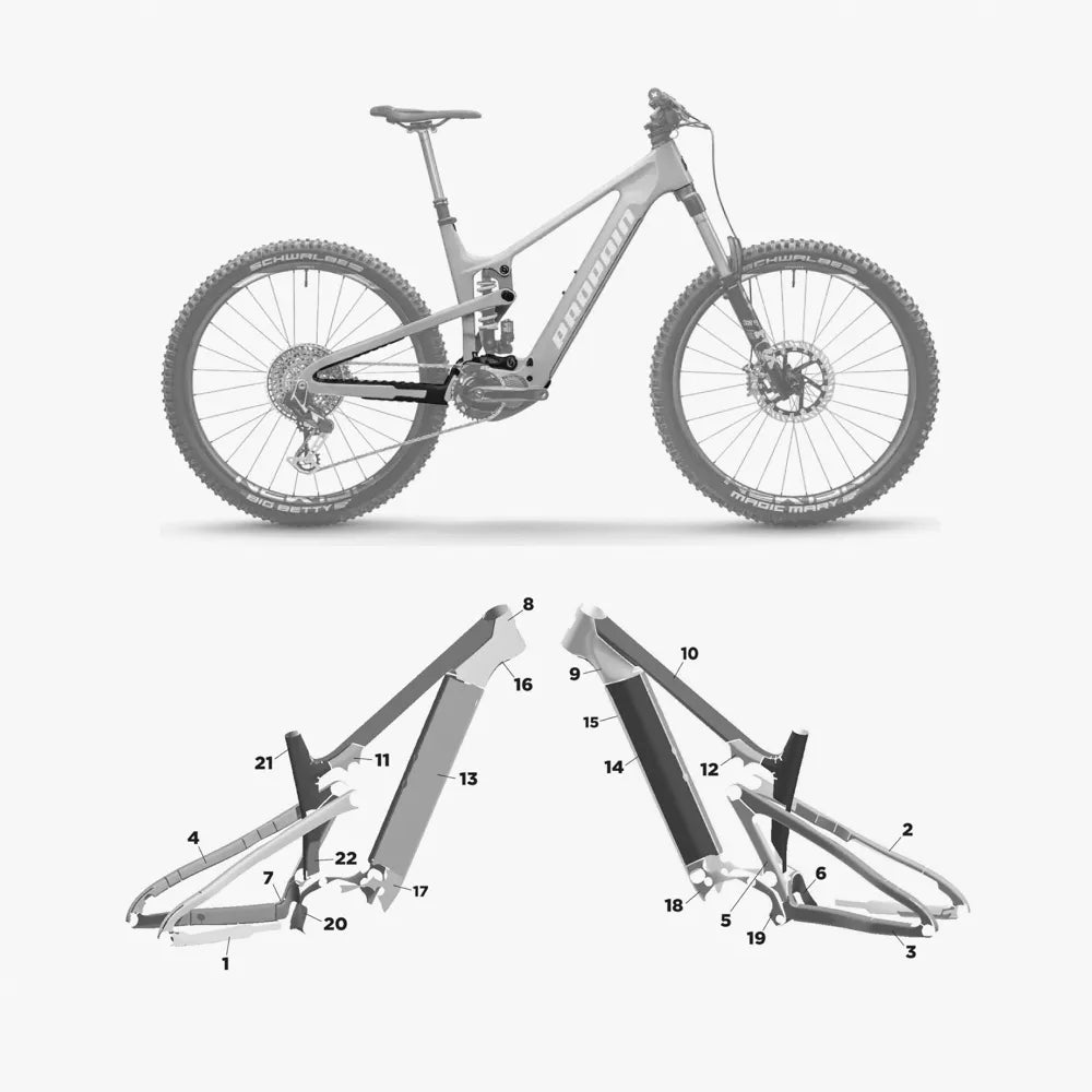 Kit de protection sur mesure Propain Sresh Cf 2024 – film de protection VTT Slicy