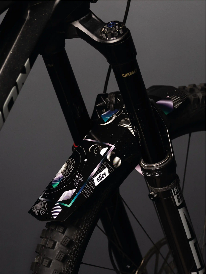 MTB Long Front Mudguard - Black Hole
