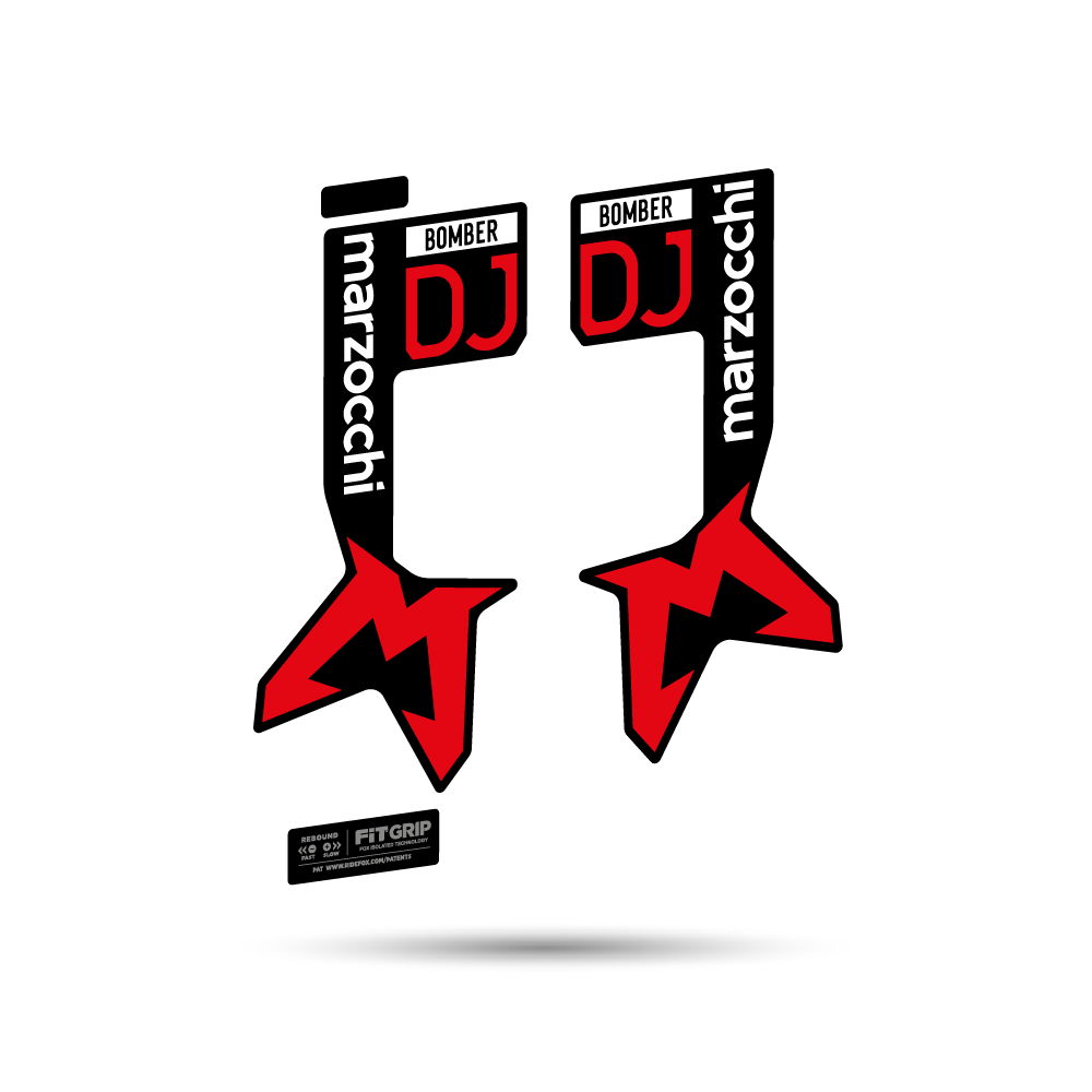Marzocchi Bomber DJ Sticker Kit (2023)
