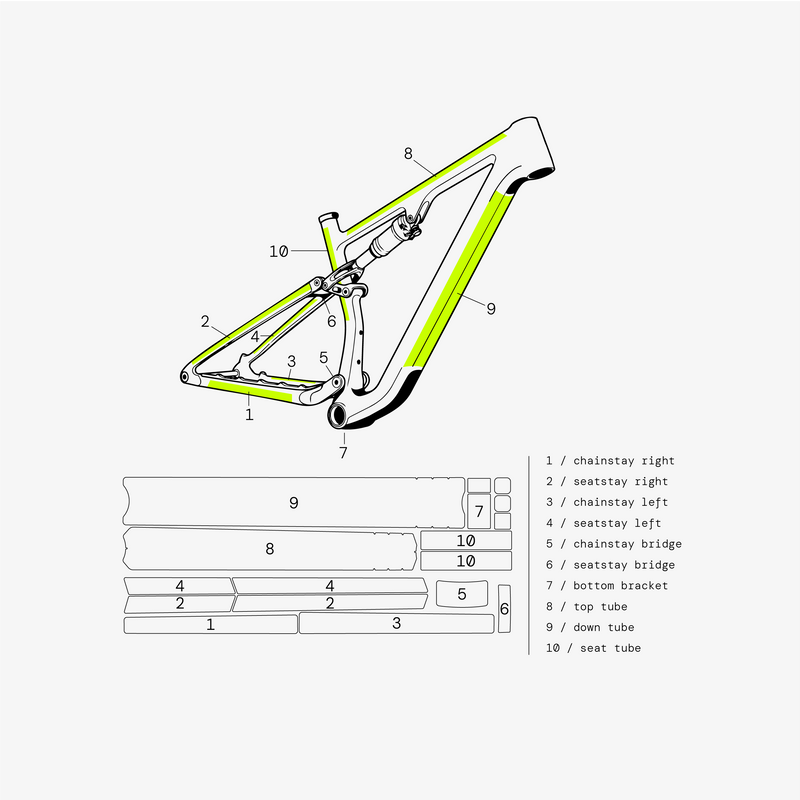 Universal Hardtail XC Frame Protection